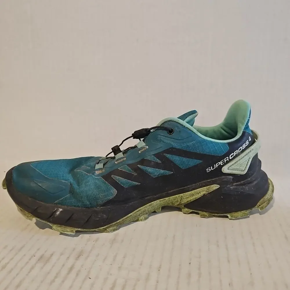 Salomon Supercross 4 Women's Running Shoe Teal size US 9